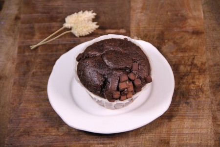 Muffin de chocolate sin gluten